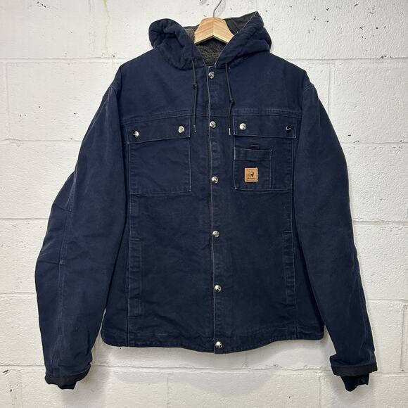 Carhartt Sherpa-Lined Utility Jacket “Midnight” J284 MDT - Picture 1 of 8
